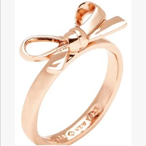 Kate Spade Rose Gold Bow Ring